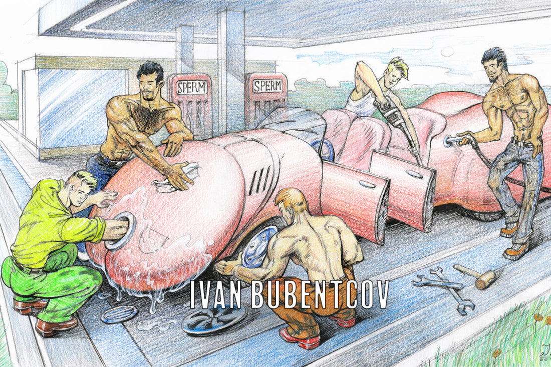 Ivan Bubentcov queer illustrator SNIFF Magazine