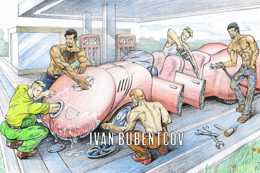 Ivan Bubentcov queer illustrator SNIFF Magazine