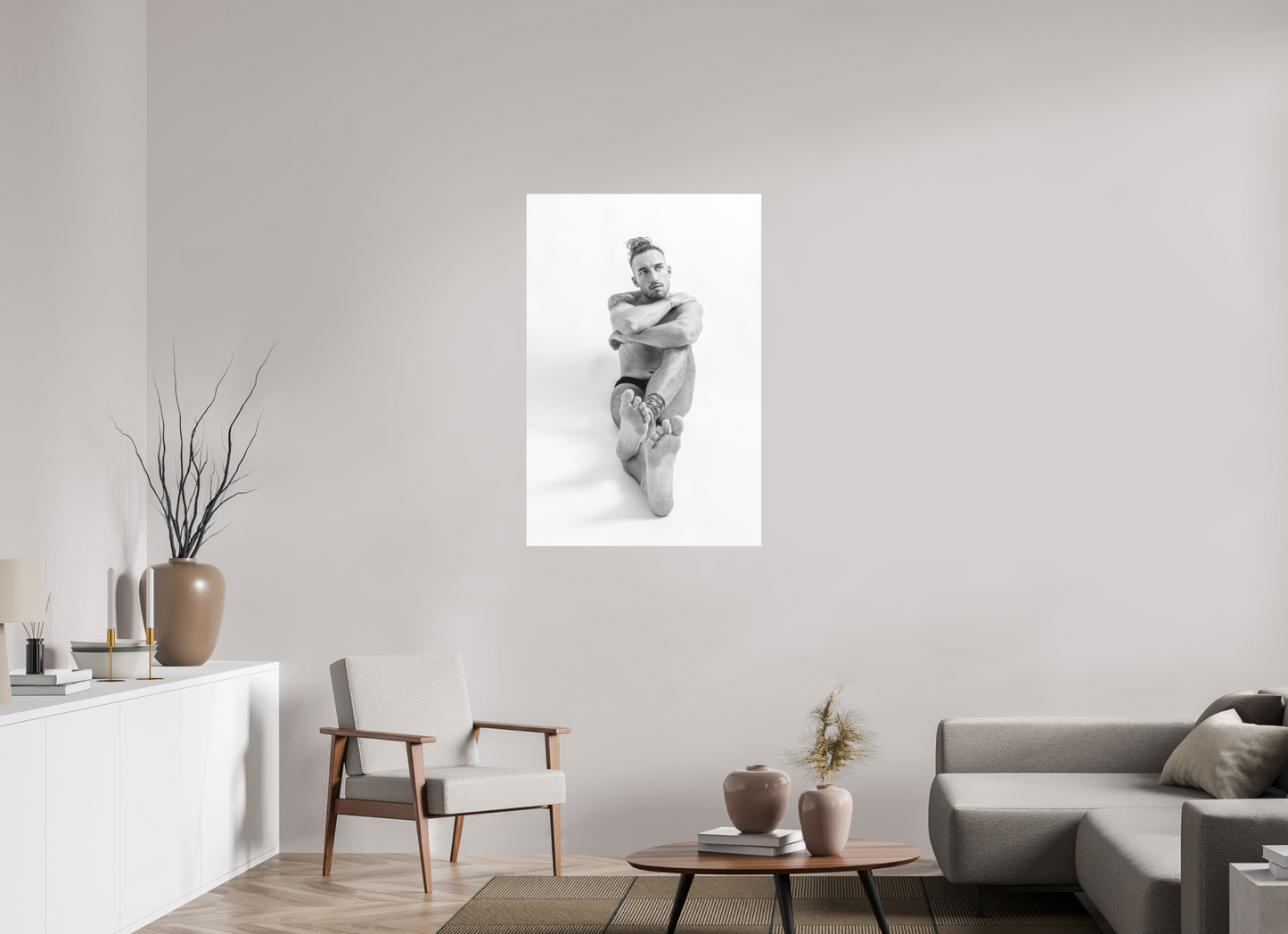 30 x 45″, Fuji Matte To the Soles of His Feet