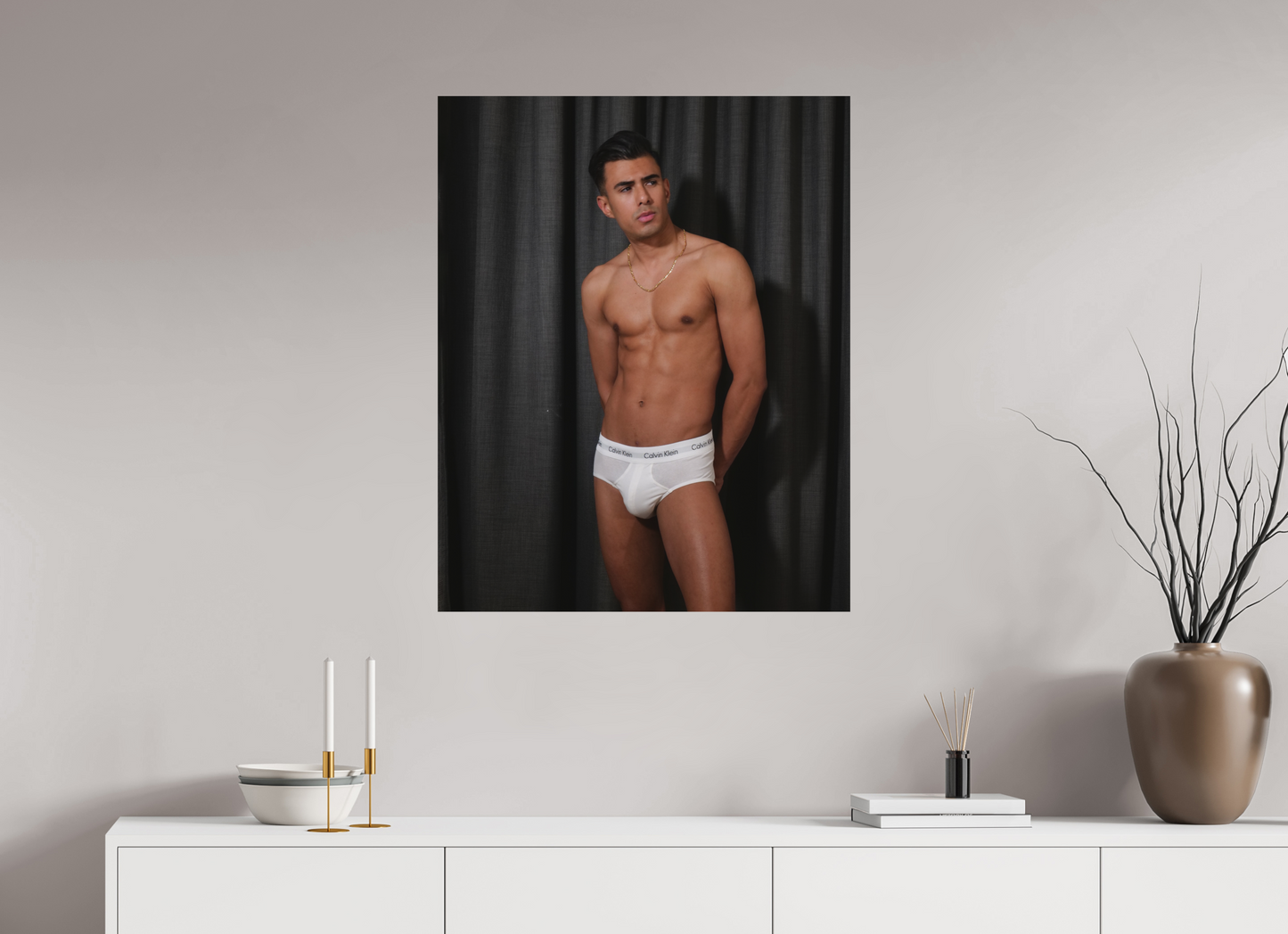 28 x 35″, Giclee Matt Photo Rag 50s Beefcake Vibe - Fine Art Photography Print
