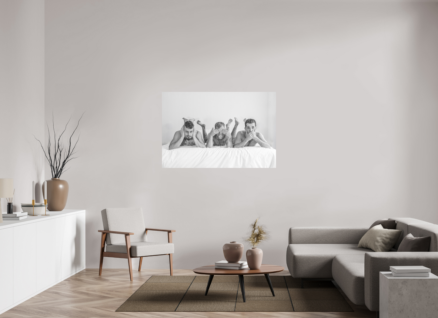 54 x 36″, Giclee Pearl Tres Amigos, Tres - Fine Art Photography Print