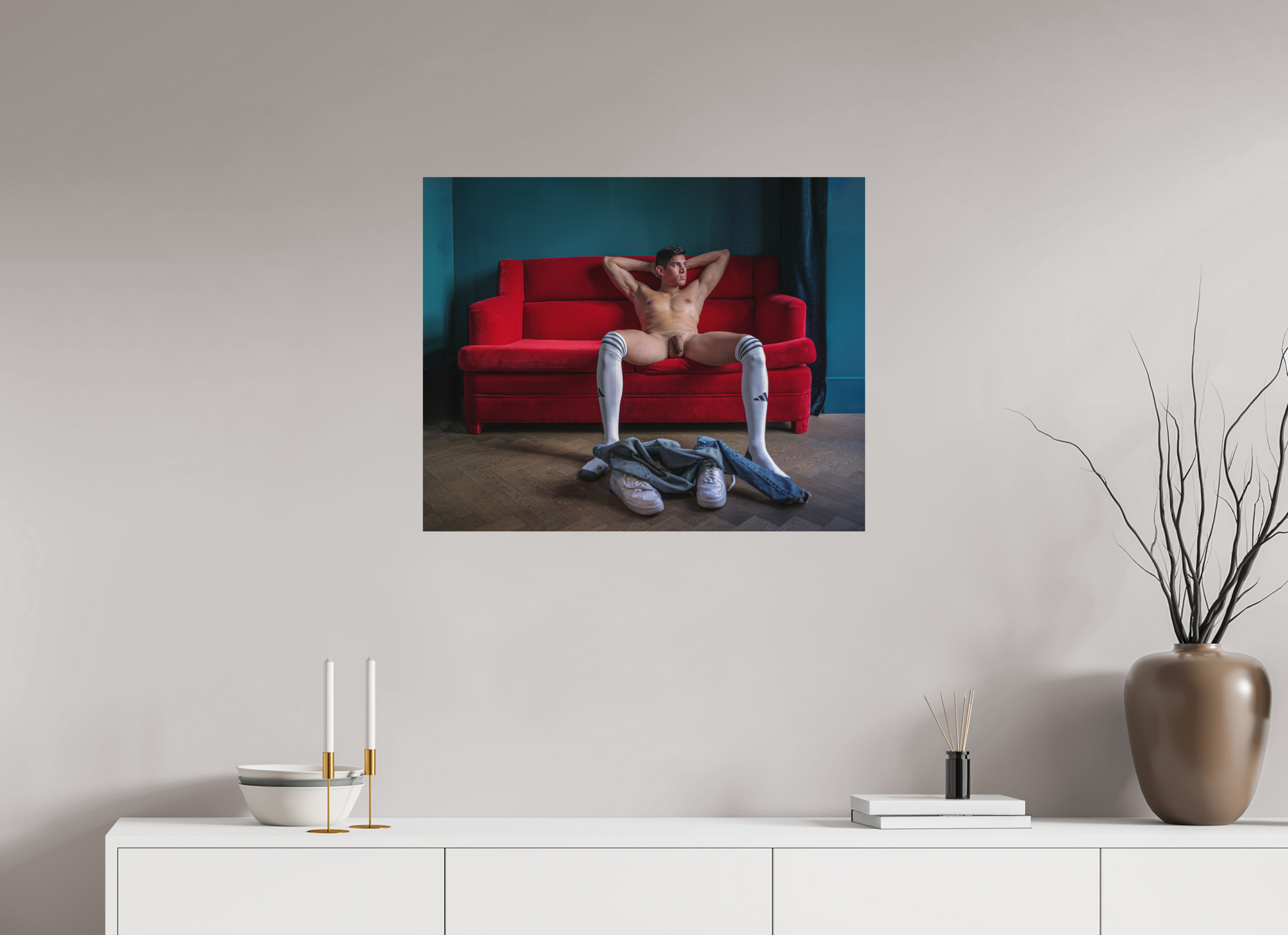 30 x 24″, Giclee Matt Photo Rag Manspreading - Fine Art Photography Print
