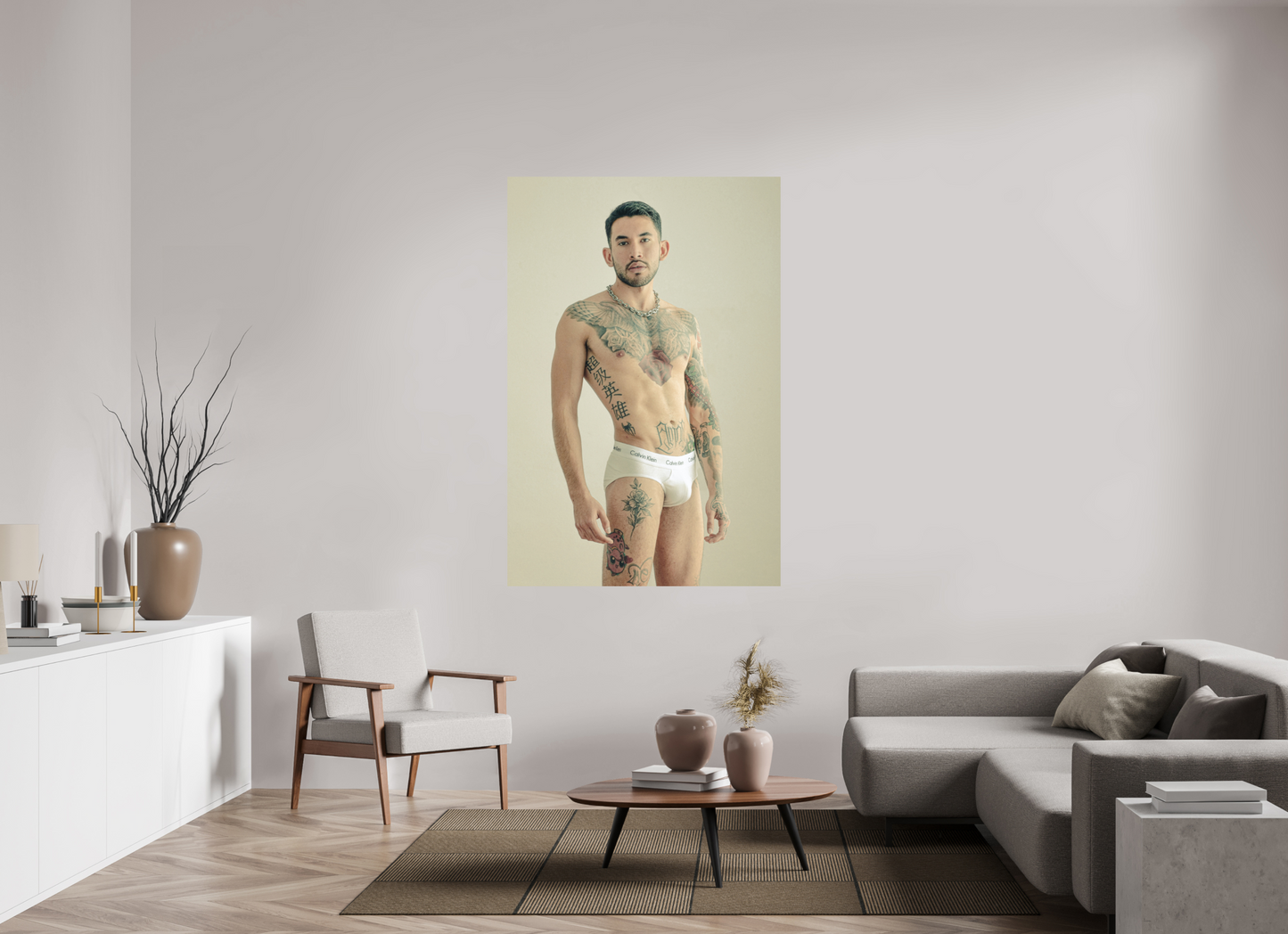 44 x 66″, Fuji Velvet Enrique Briefs - Fine Art Photography Print