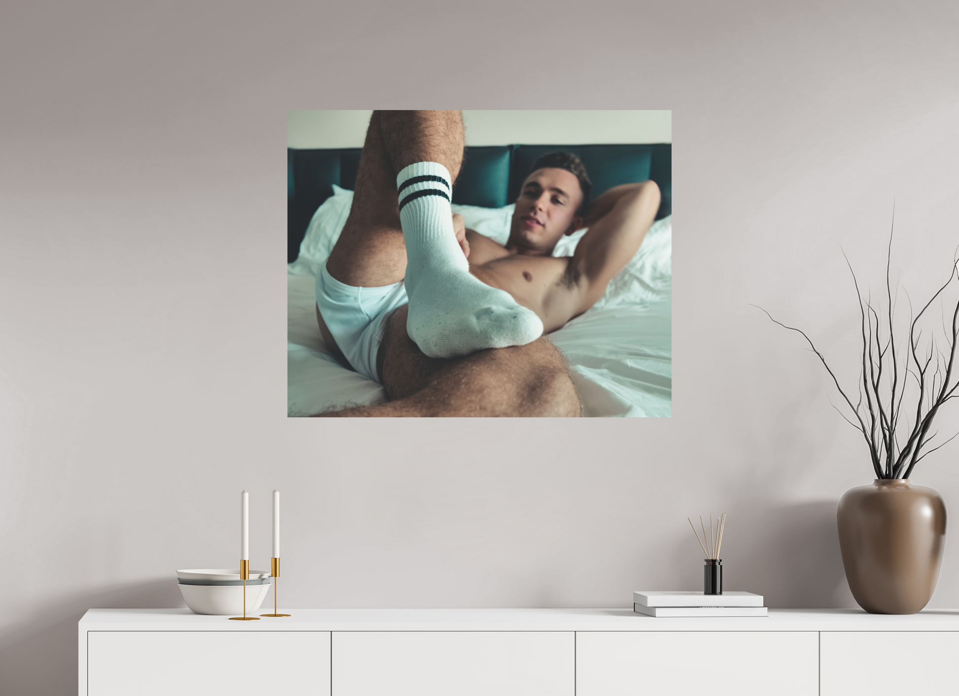 35 x 28″, Fuji Velvet Gym Sock - Fine Art Print