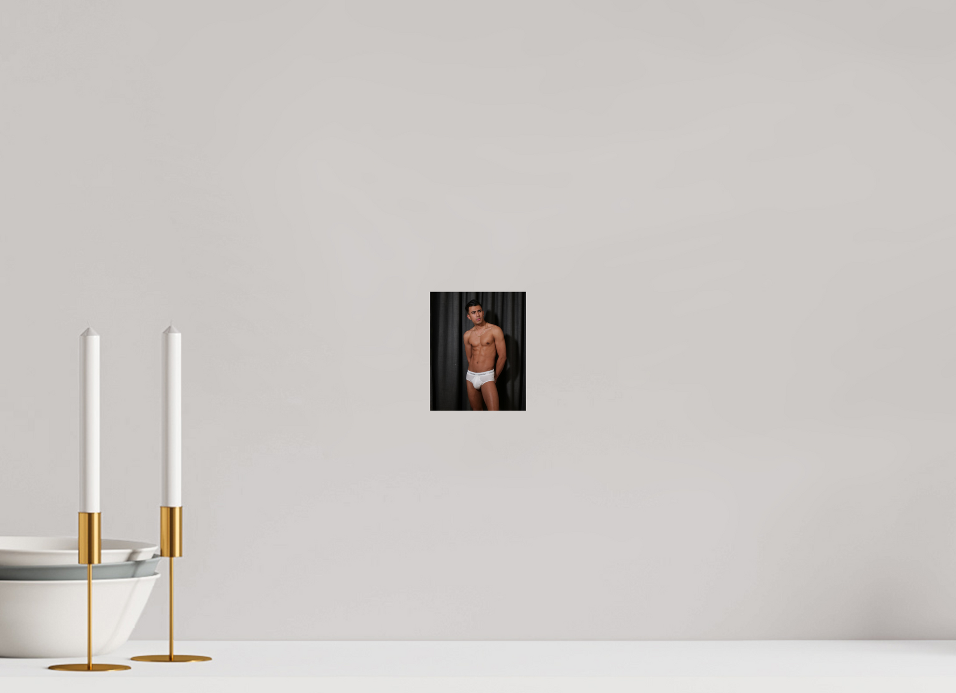 4 x 5″, Giclee Pearl 50s Beefcake Vibe - Fine Art Photography Print