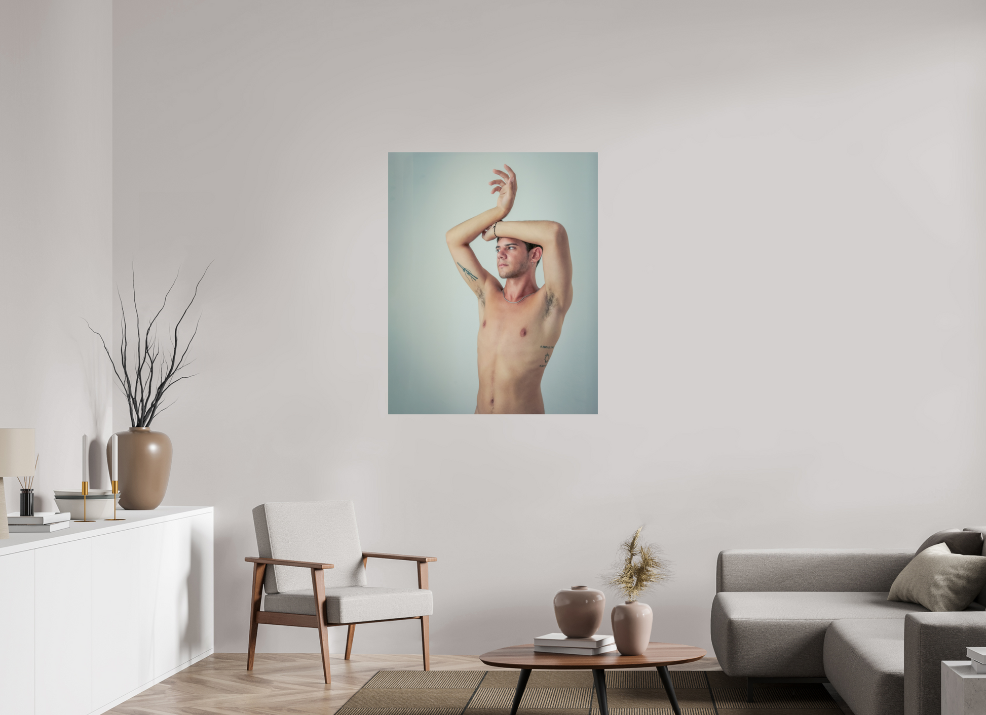 35 x 43.7″, Fuji Glossy Young Stag - Fine Art Print