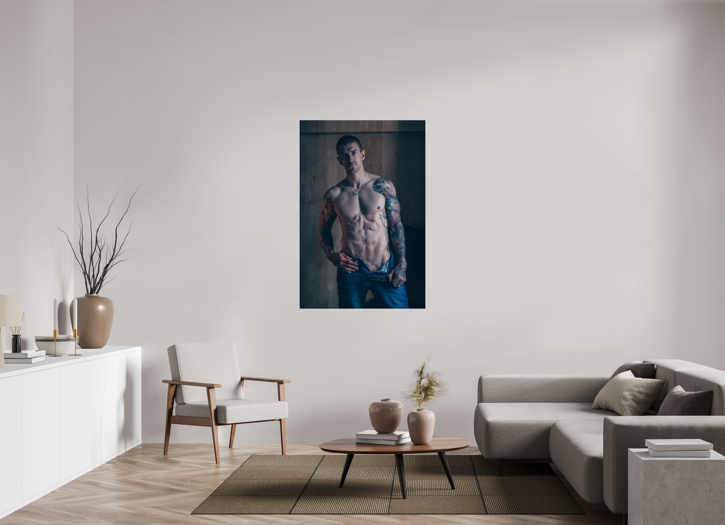 36 x 54″, Giclee Pearl Ink and Denim - Fine Art Print