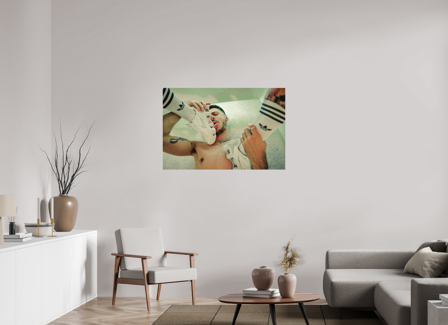 45 x 30″, Giclee Matt Photo Rag Cleaning Day - Fine Art Photography Print