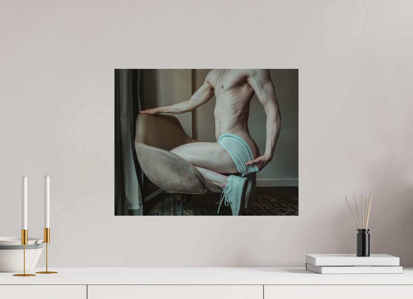 20 x 16″, Giclee Pearl Briefs and Sneaks - Fine Art Print
