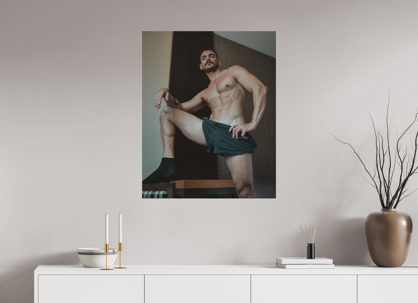 28 x 35″, Giclee Matt Photo Rag What He Says Goes - Fine Art Print