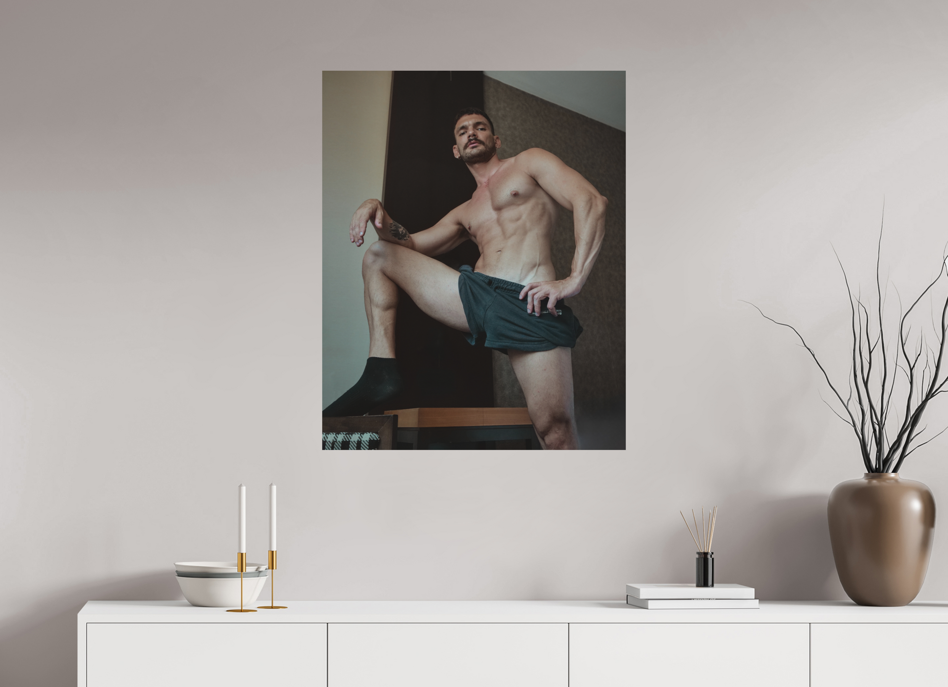 28 x 35″, Giclee Matt Photo Rag What He Says Goes - Fine Art Print
