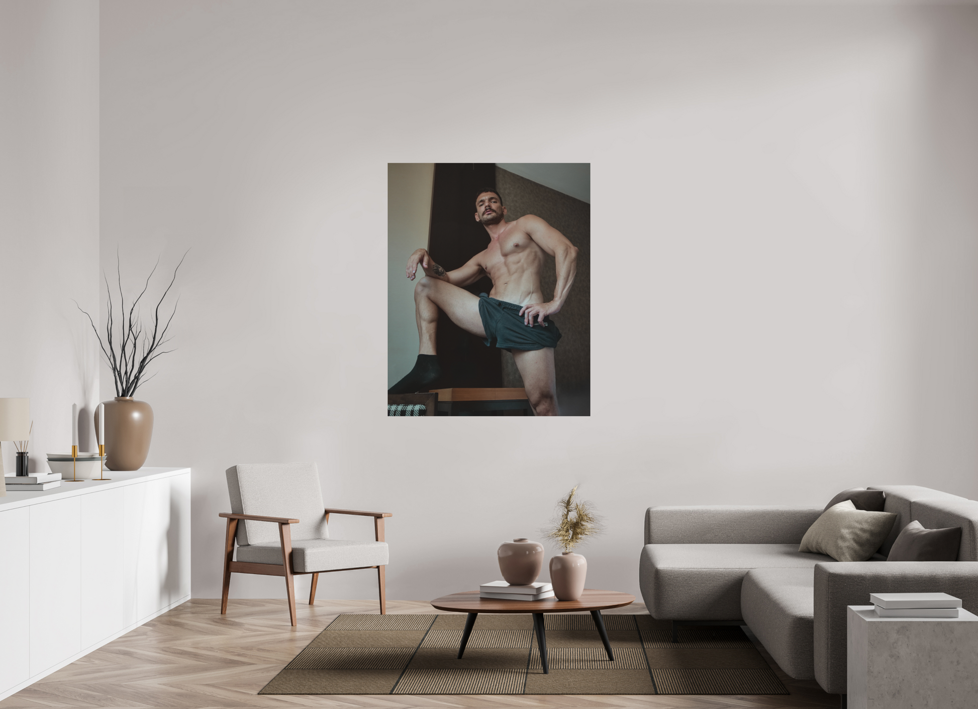 43 x 53.7″, Fuji Velvet What He Says Goes - Fine Art Print