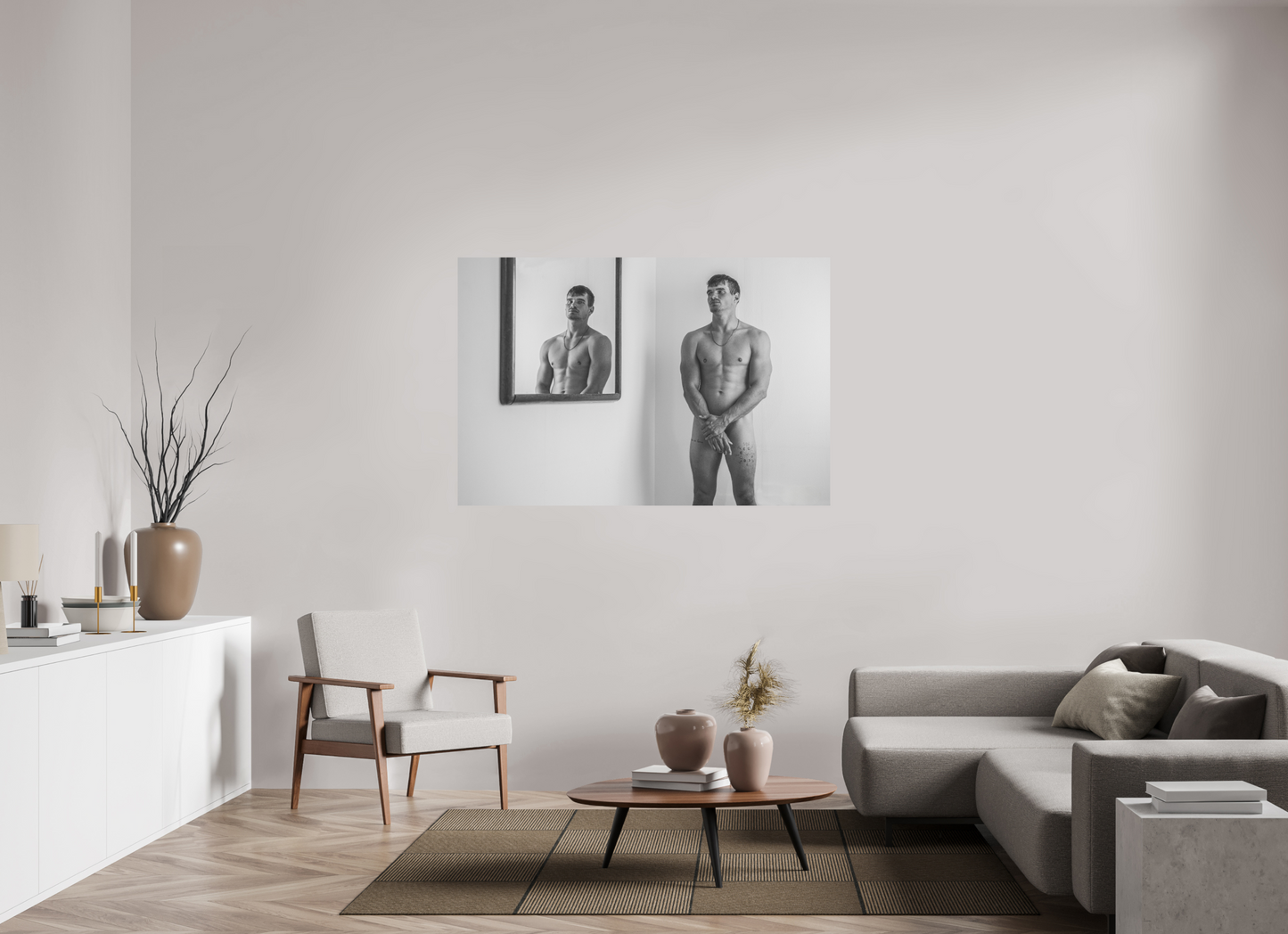 60 x 40″, Fuji Glossy The Man in the Mirror - Fine Art Print