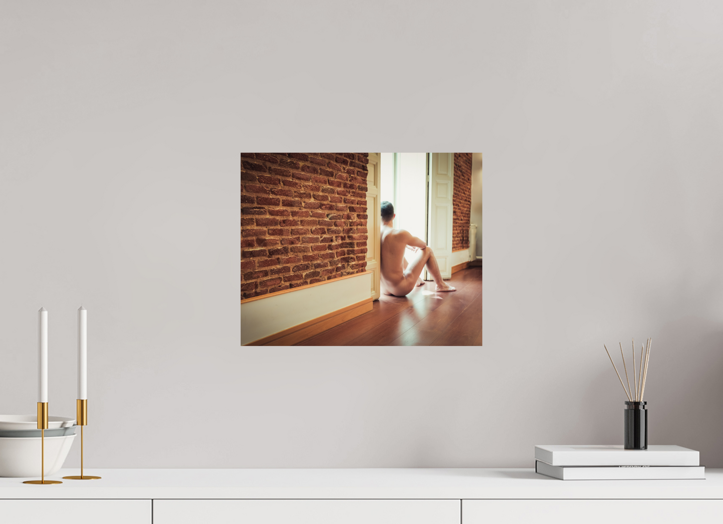 15 x 12″, Giclee Pearl Happy In His Solitude - Fine Art Print