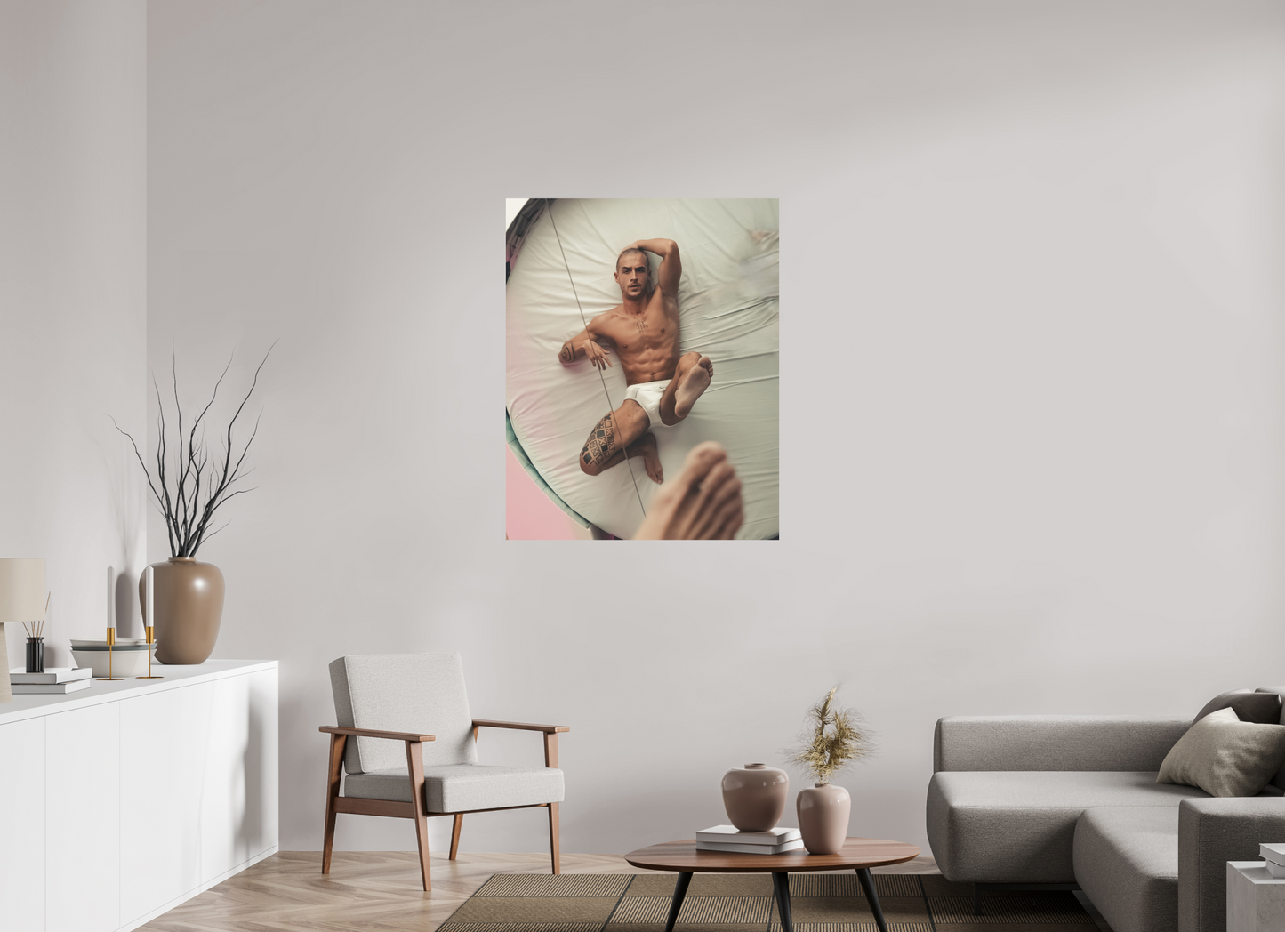 35 x 43.7″, Fuji Velvet The Love Bed - Jack Bandit - Fine Art Print