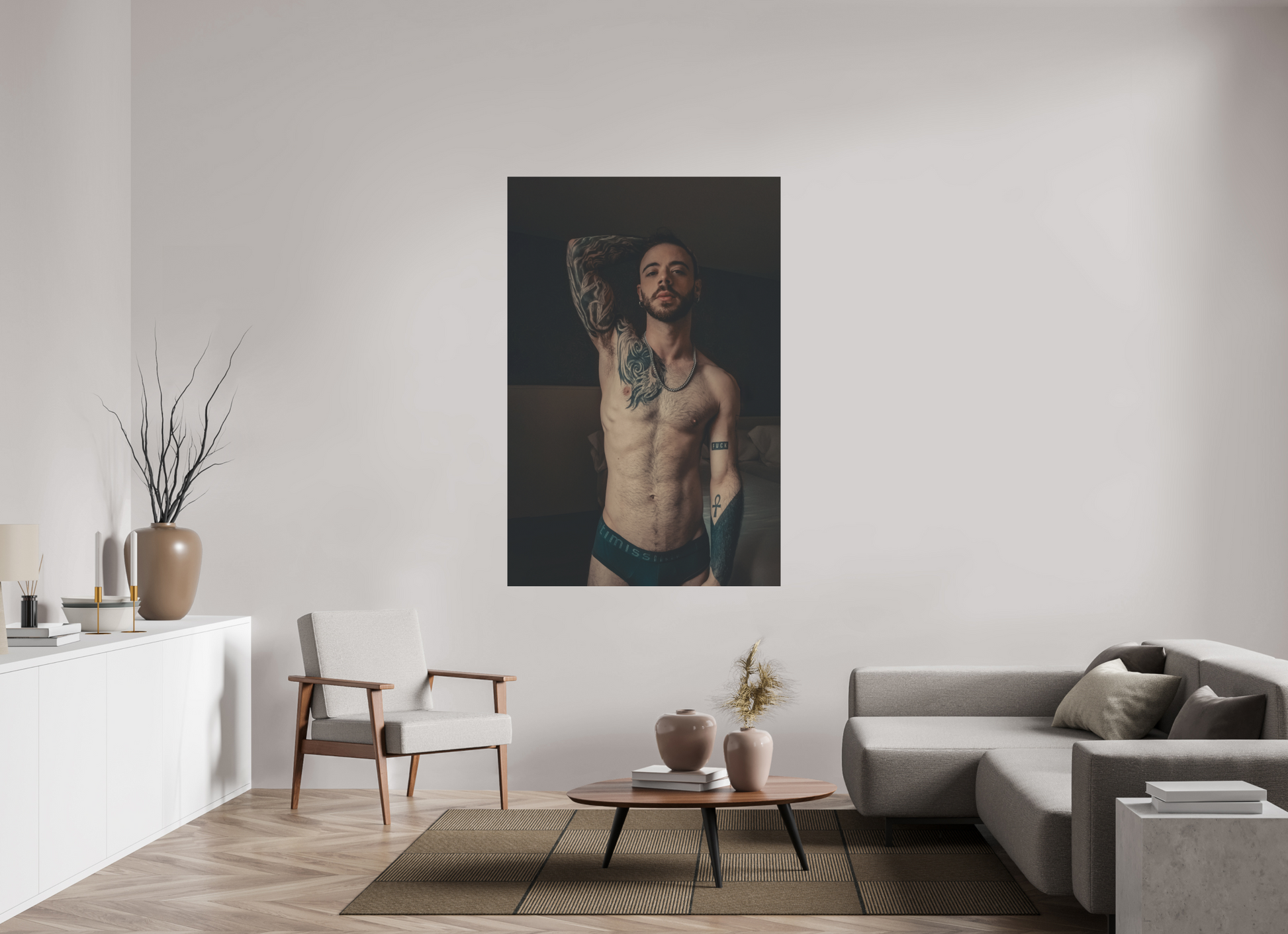 44 x 66″, Fuji Velvet Otter Bro - Fine Art Photography Print