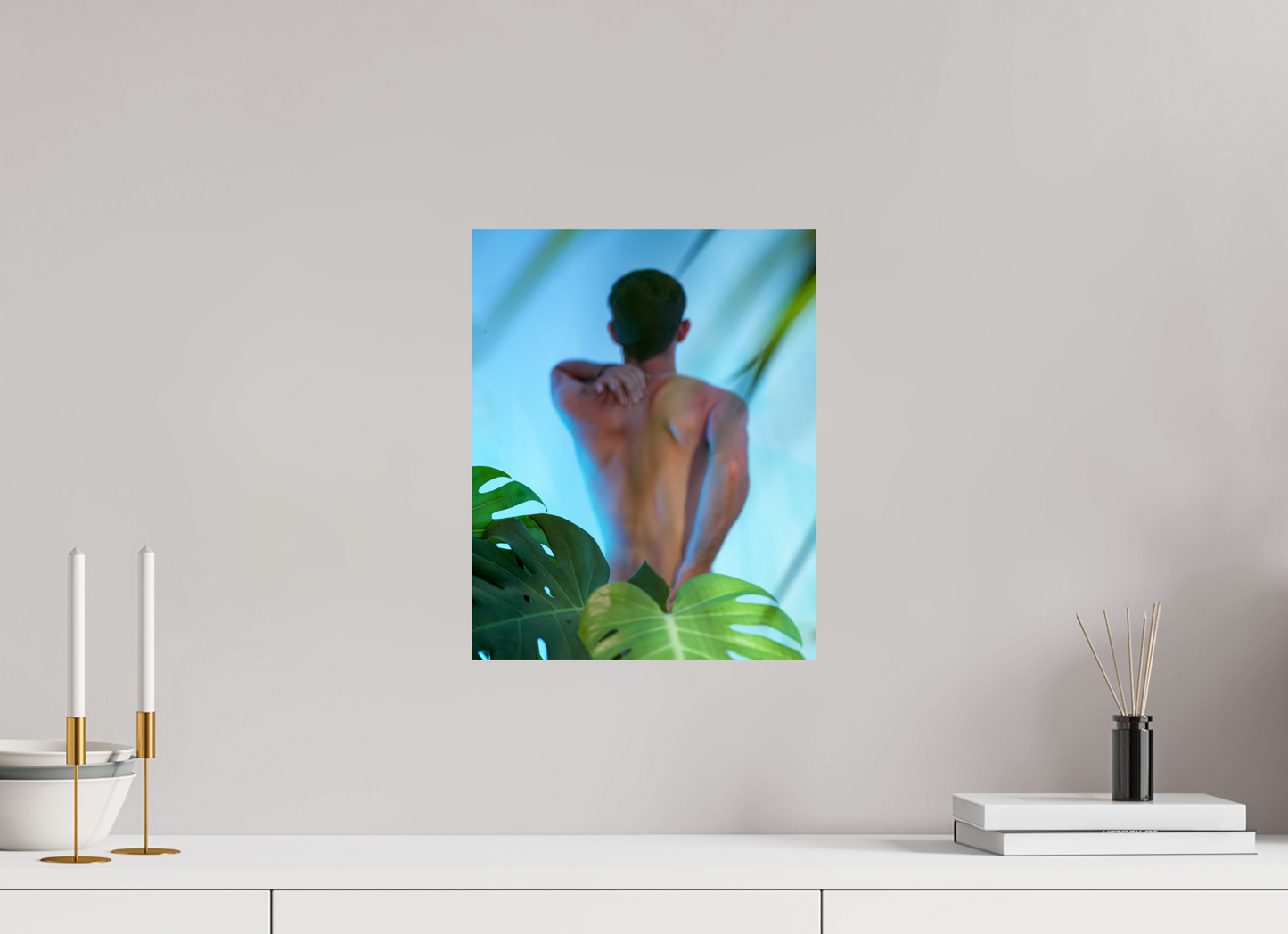 12 x 15″, Fuji Glossy Flora and Fauna (Blue) - Fine Art Print