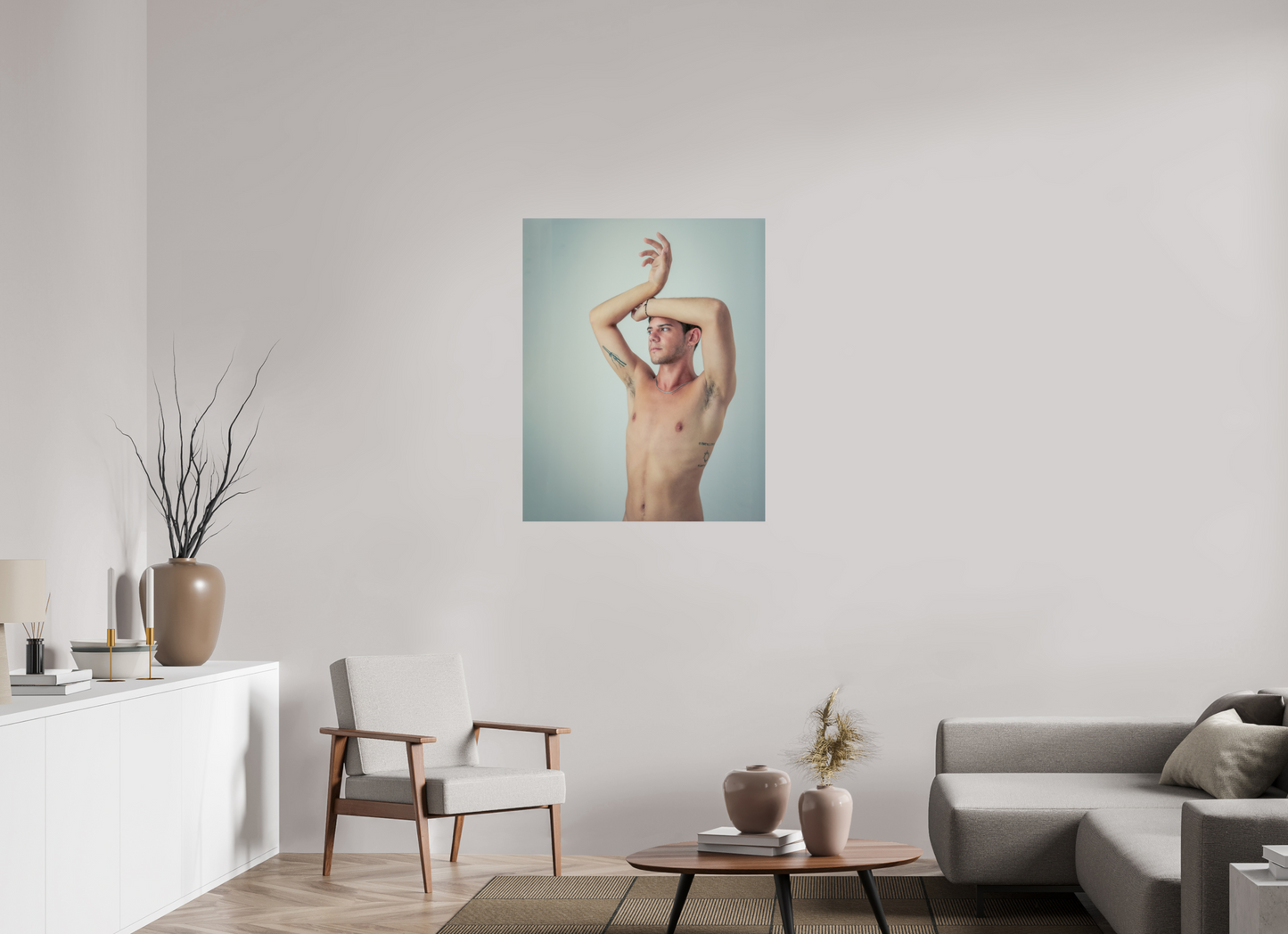 31 x 38.7″, Fuji Glossy Young Stag - Fine Art Print