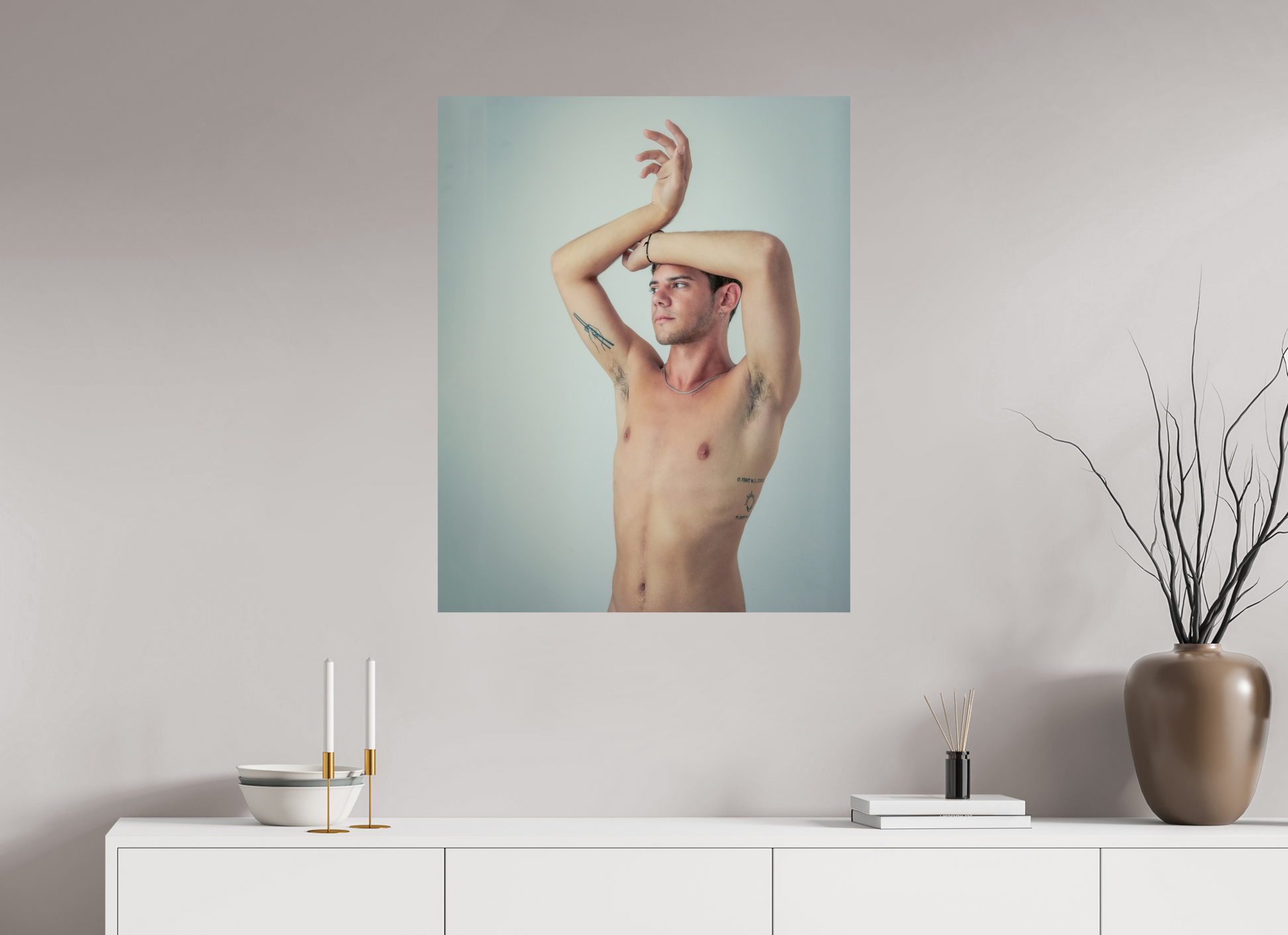 28 x 35″, Giclee Pearl Young Stag - Fine Art Print