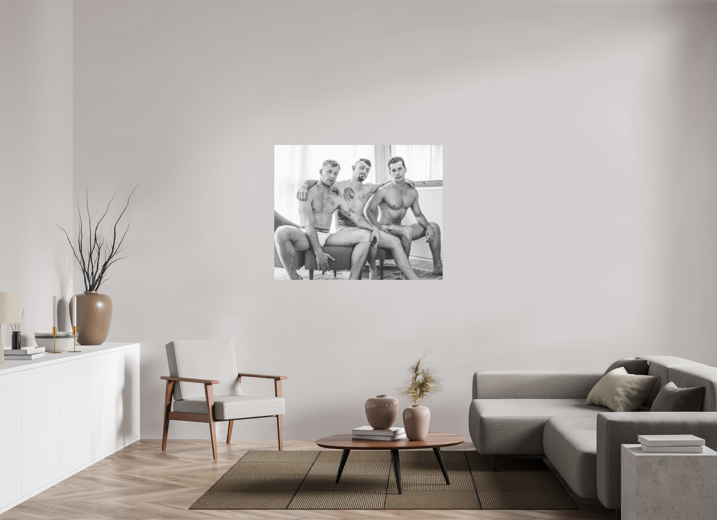48.7 x 39″, Fuji Glossy Tres Amigos, Uno - Fine Art Photography Print