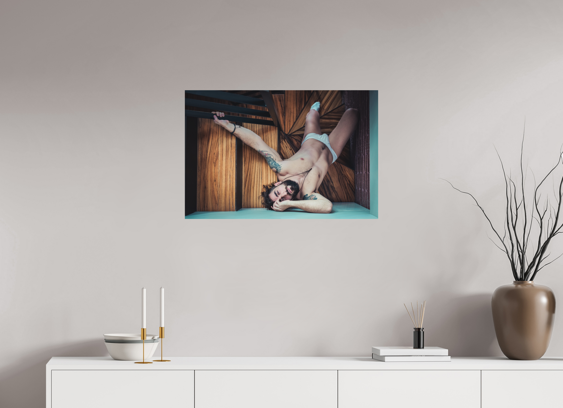 30 x 20″, Giclee Matt Photo Rag Last Chance on the Stairway - Fine Art Print