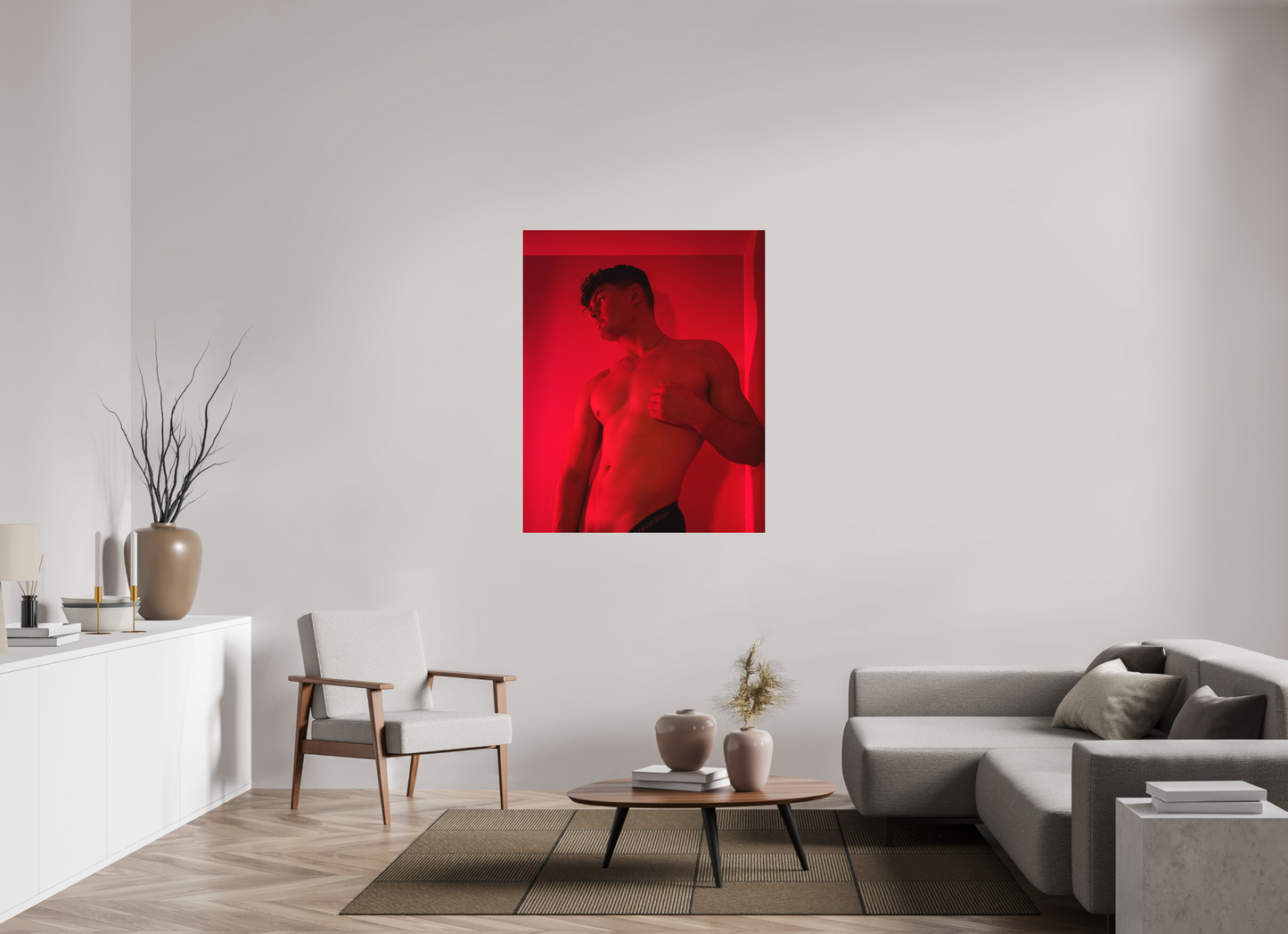39 x 48.7″, Fuji Velvet Seeing Red - Fine Art Print