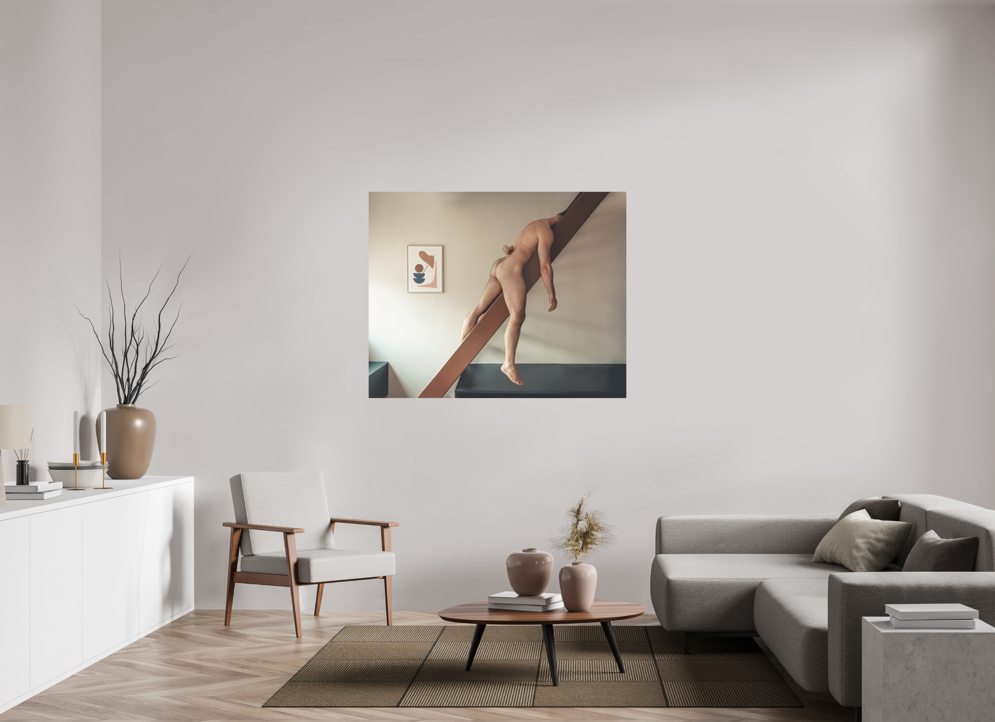 53.7 x 43″, Fuji Velvet The Great Collapse