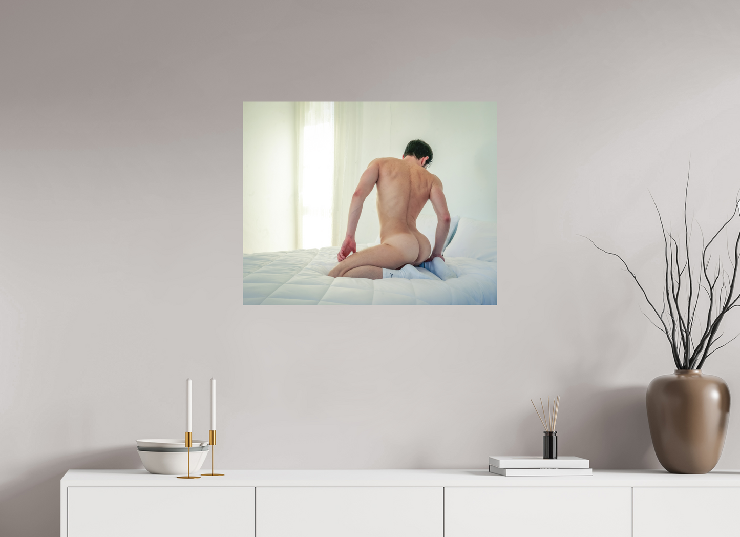 30 x 24″, Giclee Matt Photo Rag In A White Room - Fine Art Photography Print