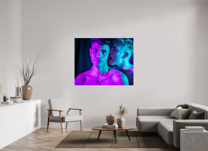 58.7 x 47″, Fuji Glossy A Kiss Behind His Ear - Fine Art Print