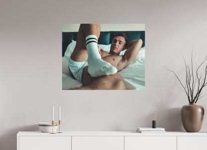 35 x 28″, Giclee Pearl Gym Sock - Fine Art Print