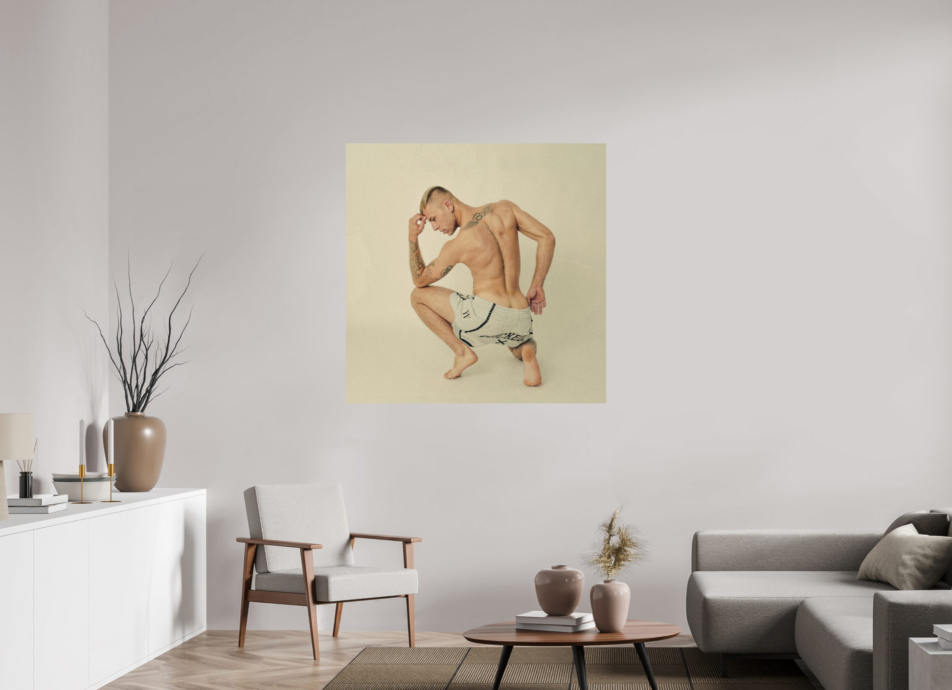 45 x 45″, Fuji Velvet Wicked Tease - Fine Art Print