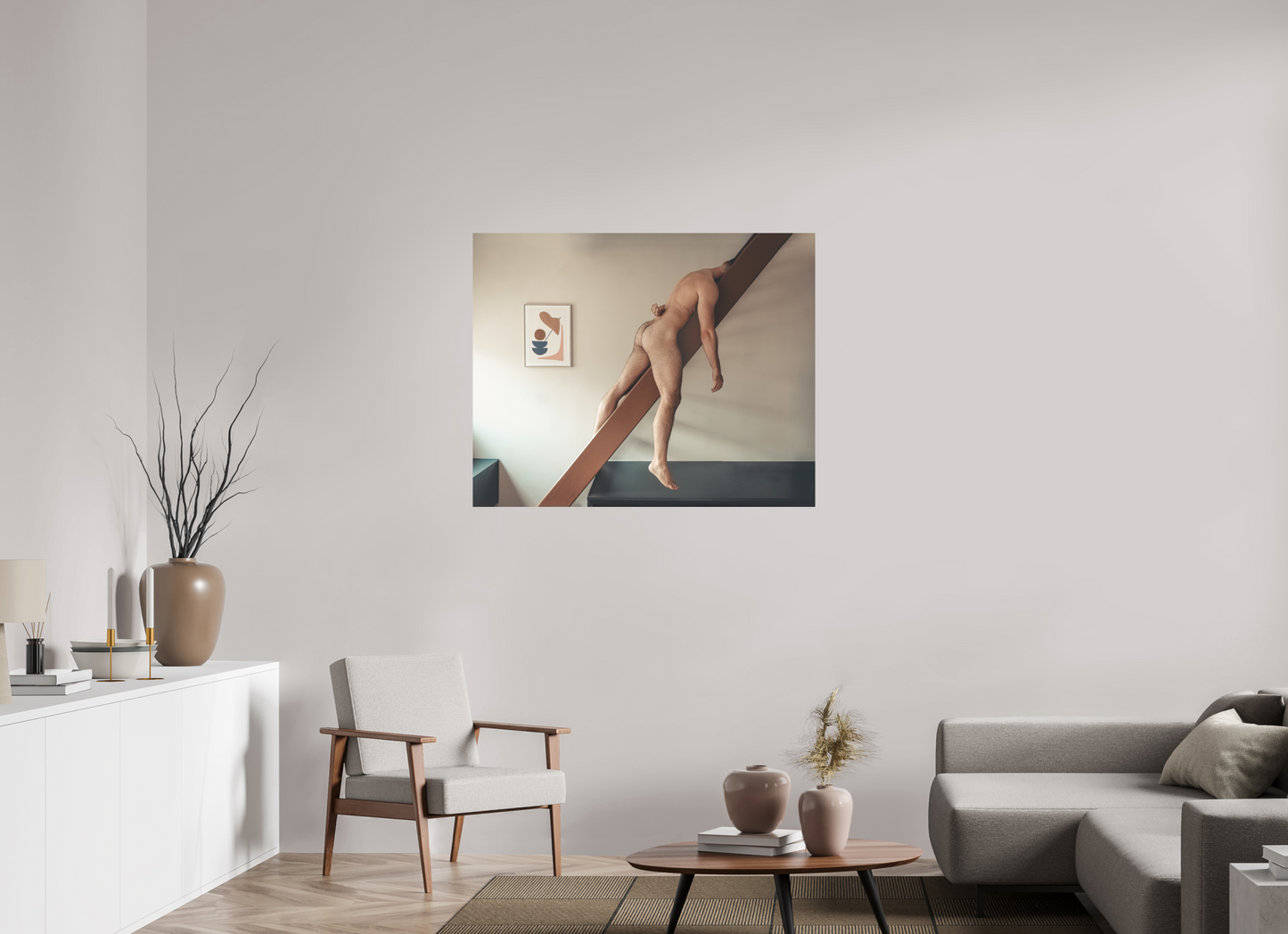 43.7 x 35″, Fuji Velvet The Great Collapse