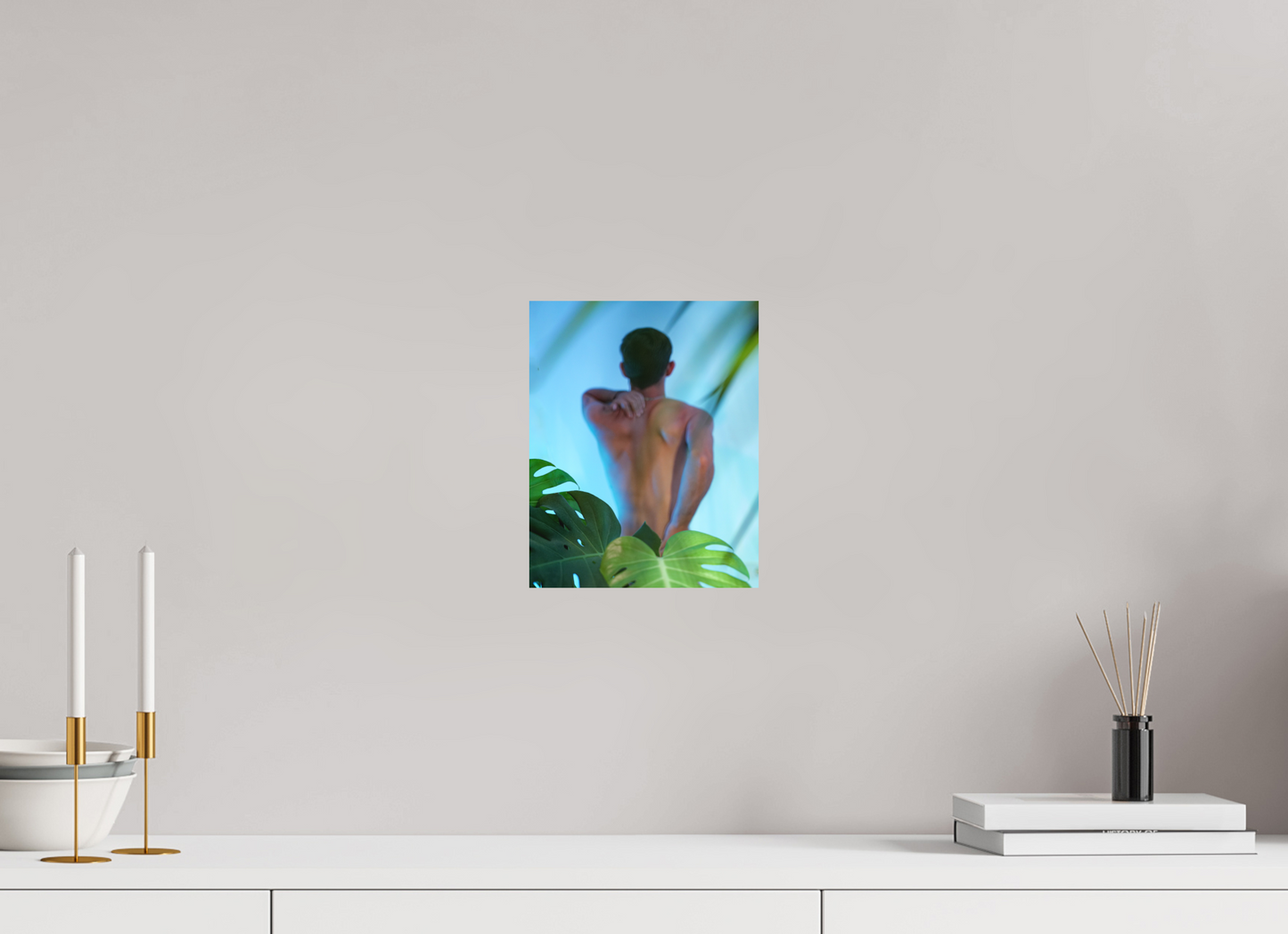 8 x 10″, Giclee Matt Photo Rag Flora and Fauna (Blue) - Fine Art Print
