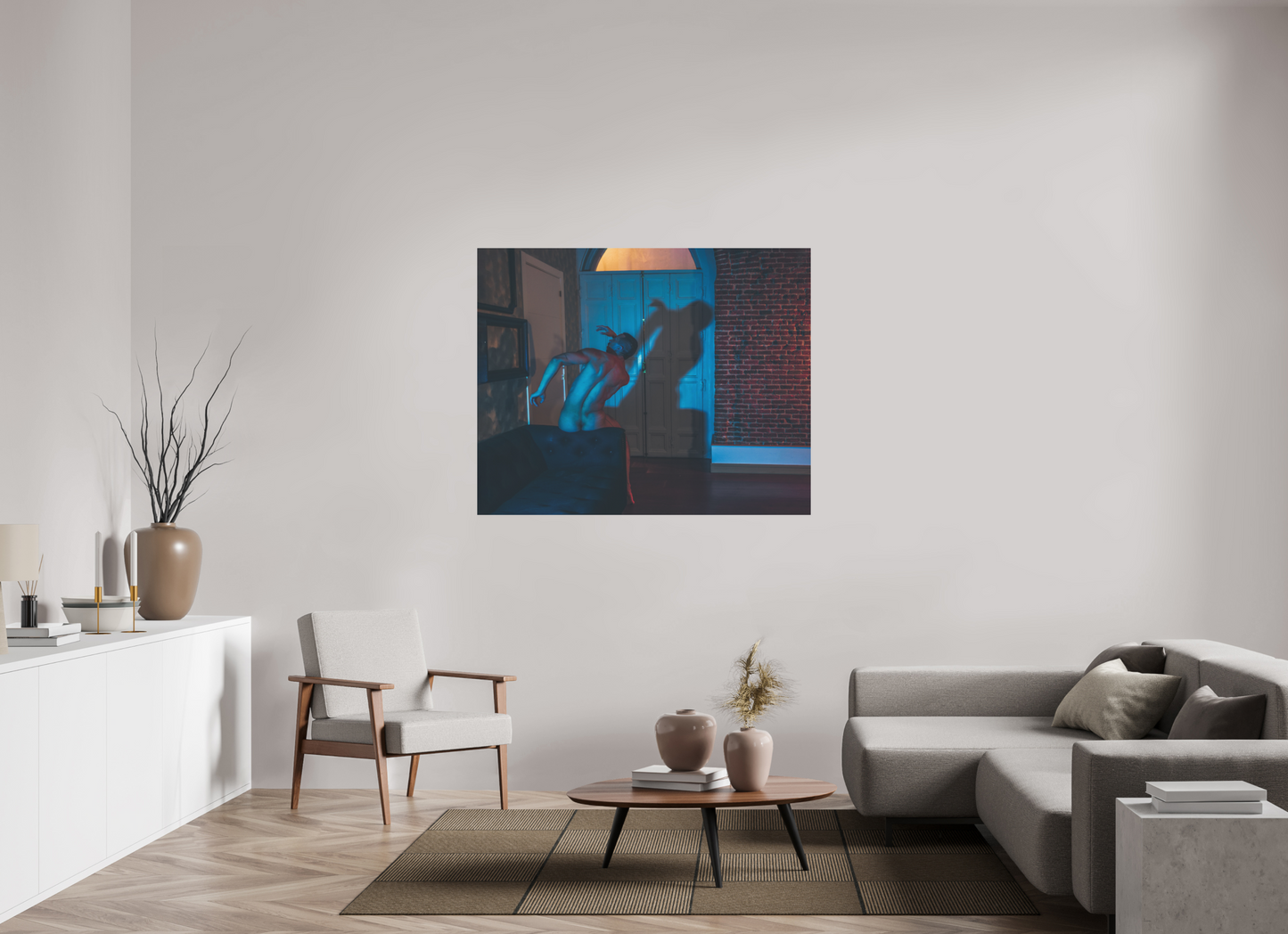53.7 x 43″, Fuji Velvet Shadow Dancing - Fine Art Photography Print