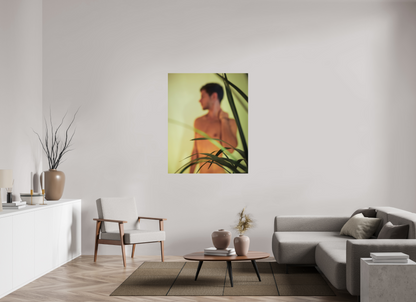 40 x 50″, Giclee Pearl Flora and Fauna (Green) Fine Art Print