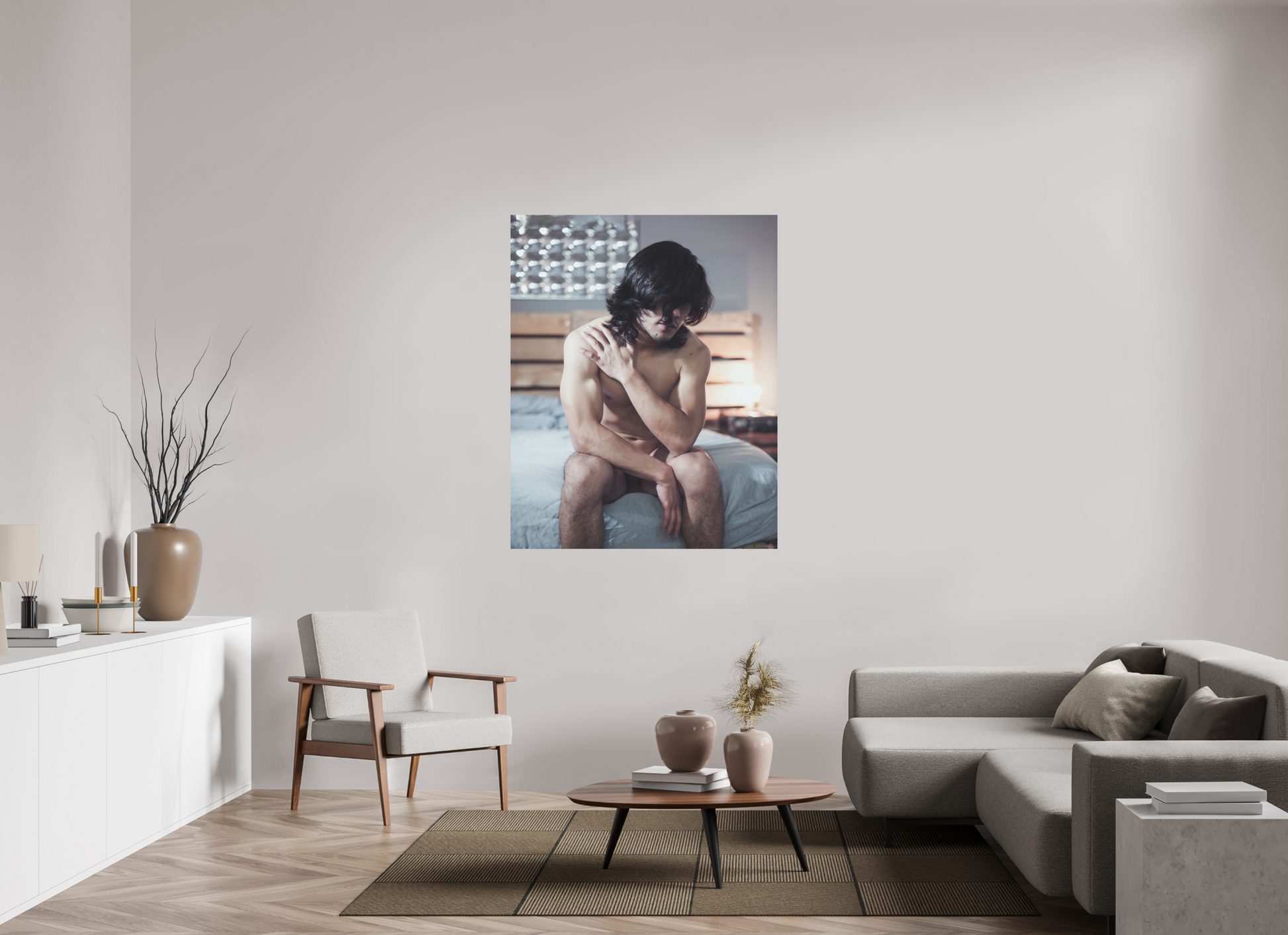43 x 53.7″, Fuji Velvet Bangs - Fine Art Print
