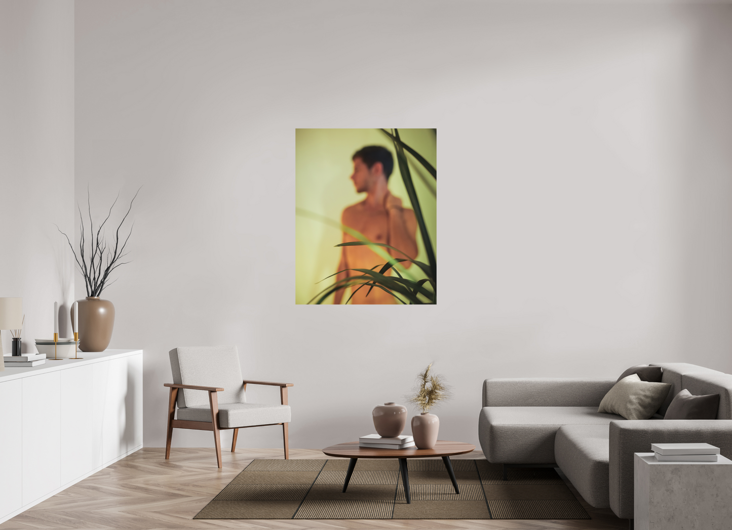 40 x 50″, Giclee Matt Photo Rag Flora and Fauna (Green) Fine Art Print