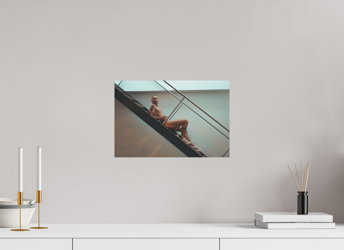 15 x 10″, Fuji Matte Stairway Sneakers - Fine Art Print Antonio Travels