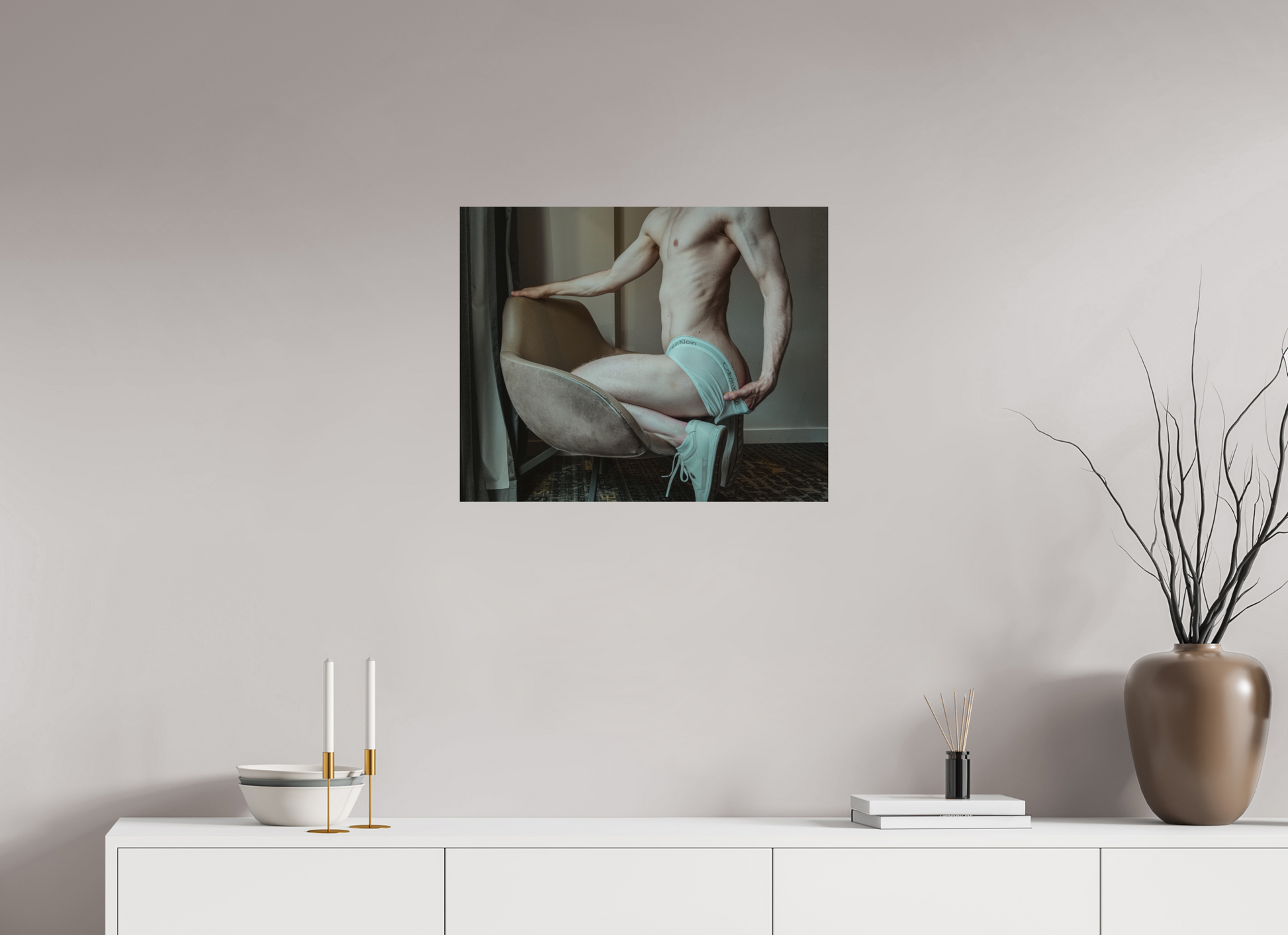 25 x 20″, Giclee Pearl Briefs and Sneaks - Fine Art Print