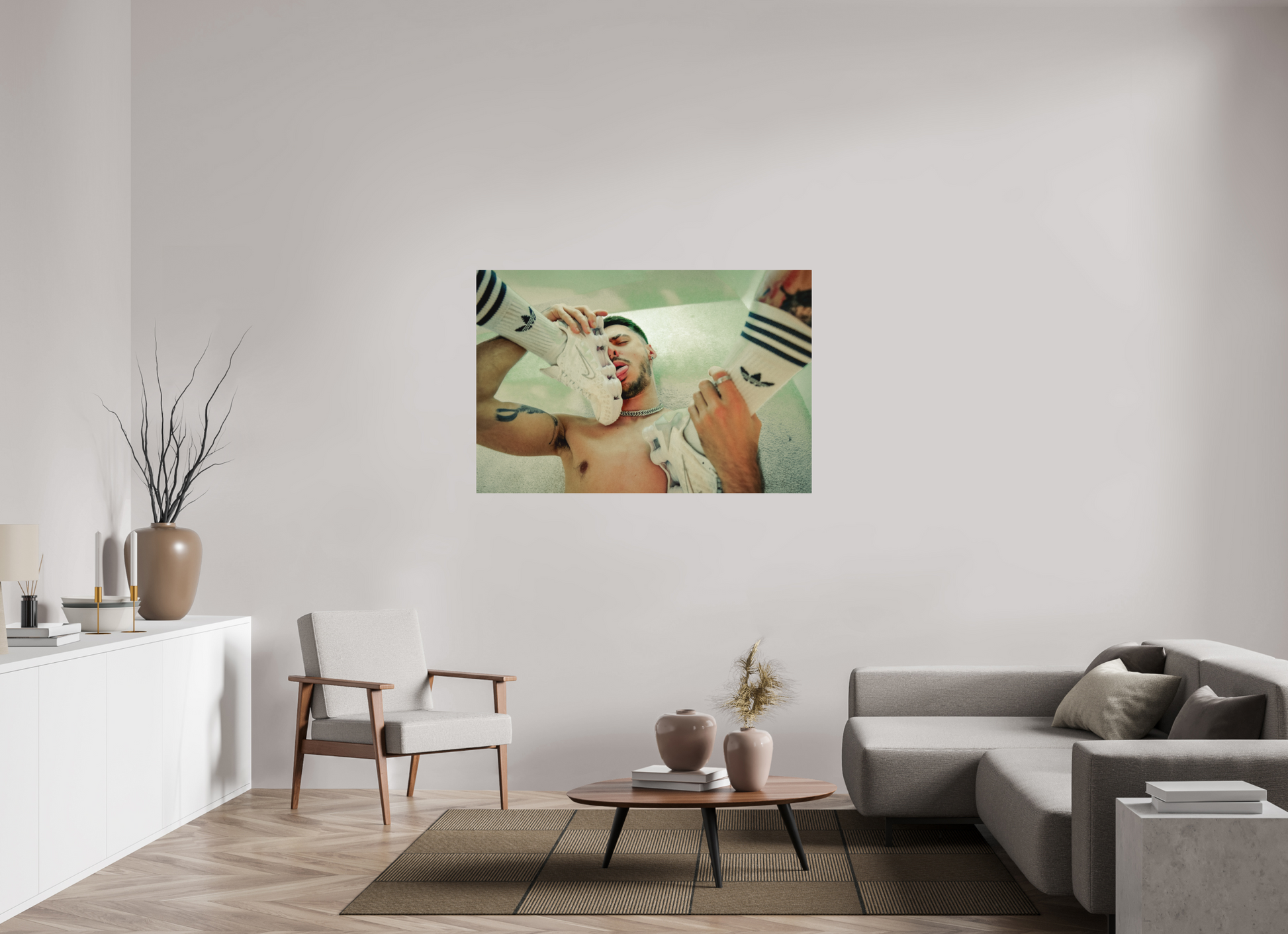 54 x 36″, Giclee Matt Photo Rag Cleaning Day - Fine Art Photography Print