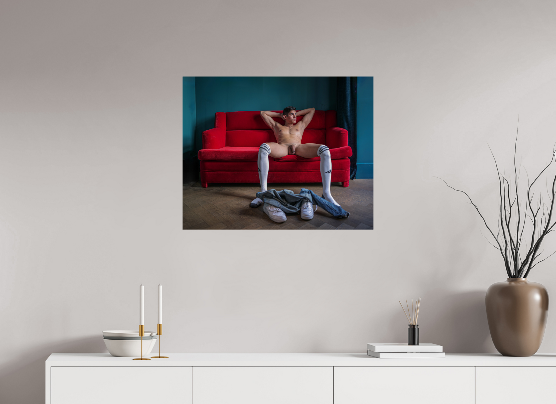 30 x 24″, Giclee Pearl Manspreading - Fine Art Photography Print