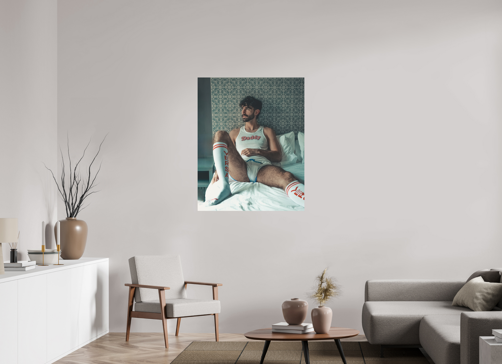 35 x 43.7″, Fuji Velvet Waiting For Daddy - Fine Art Photography Print