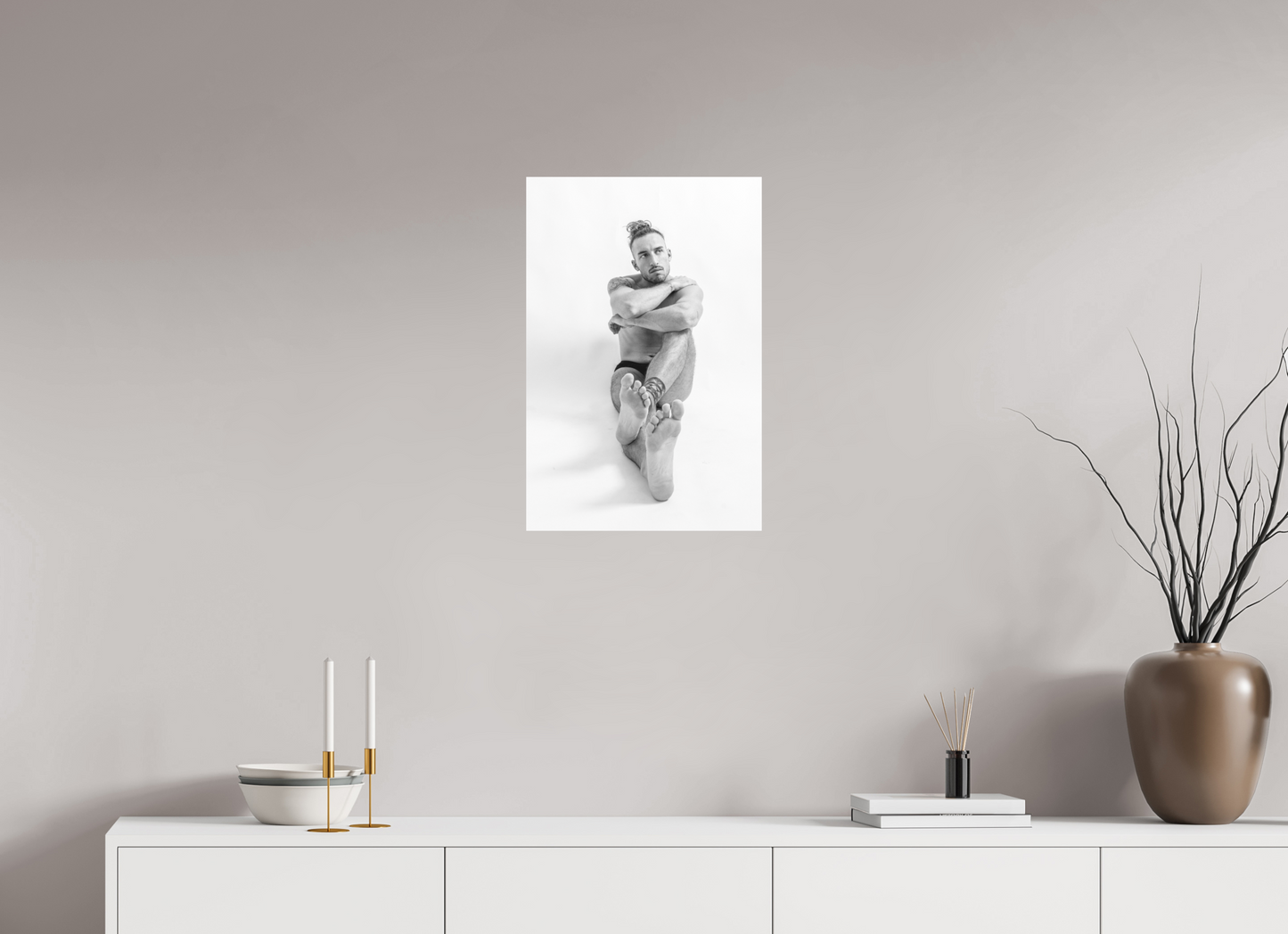 16 x 24″, Fuji Matte To the Soles of His Feet