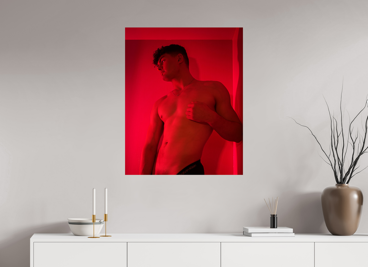 28 x 35″, Fuji Glossy Seeing Red - Fine Art Print