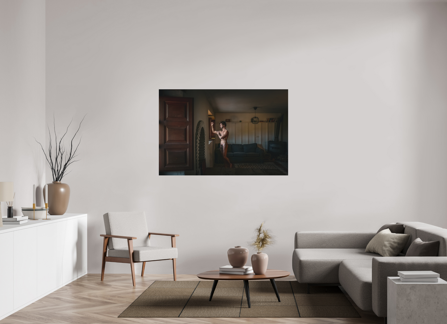 60 x 40″, Giclee Matt Photo Rag Cabin Life