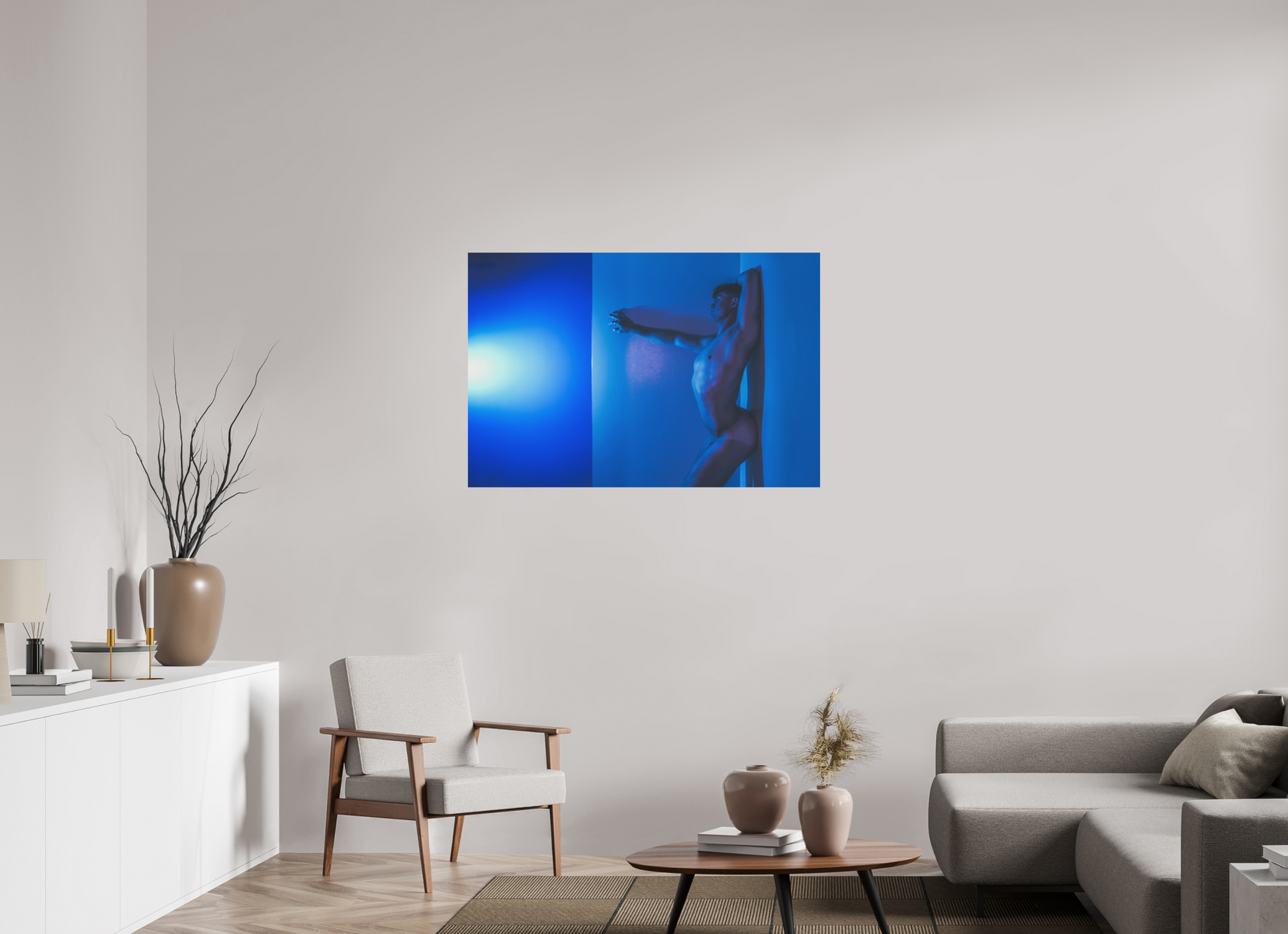 45 x 30″, Fuji Velvet Blue Boy - Fine Art Print