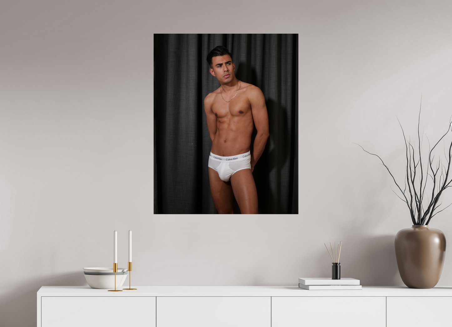 28 x 35″, Fuji Glossy 50s Beefcake Vibe - Fine Art Photography Print