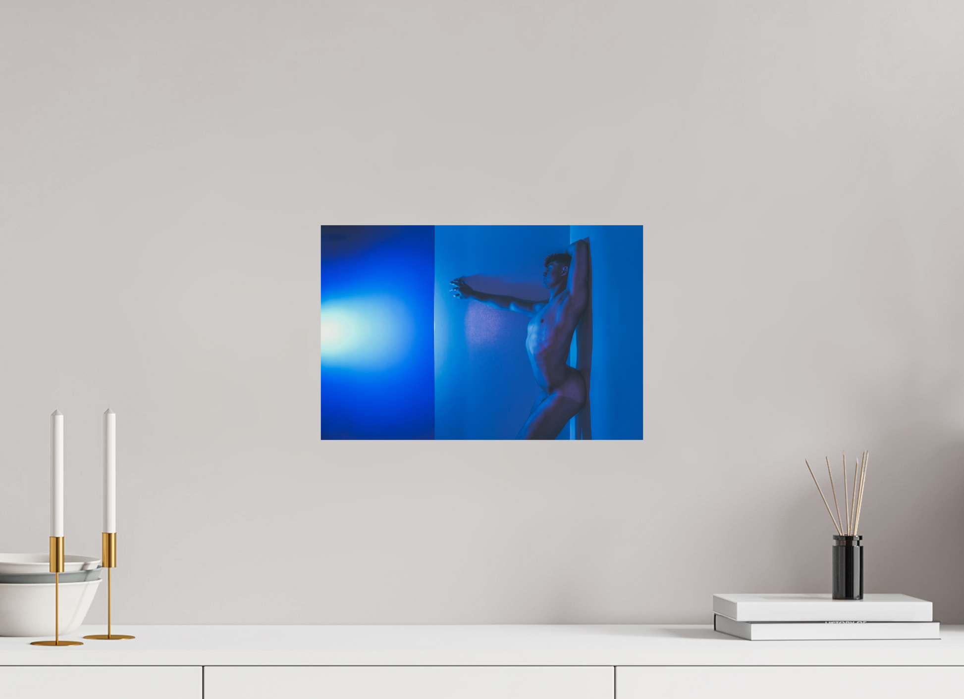 15 x 10″, Giclee Pearl Blue Boy - Fine Art Print