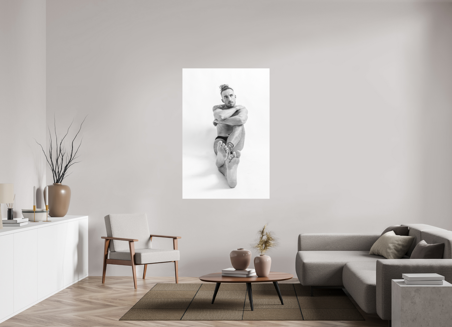 40 x 60″, Fuji Velvet To the Soles of His Feet