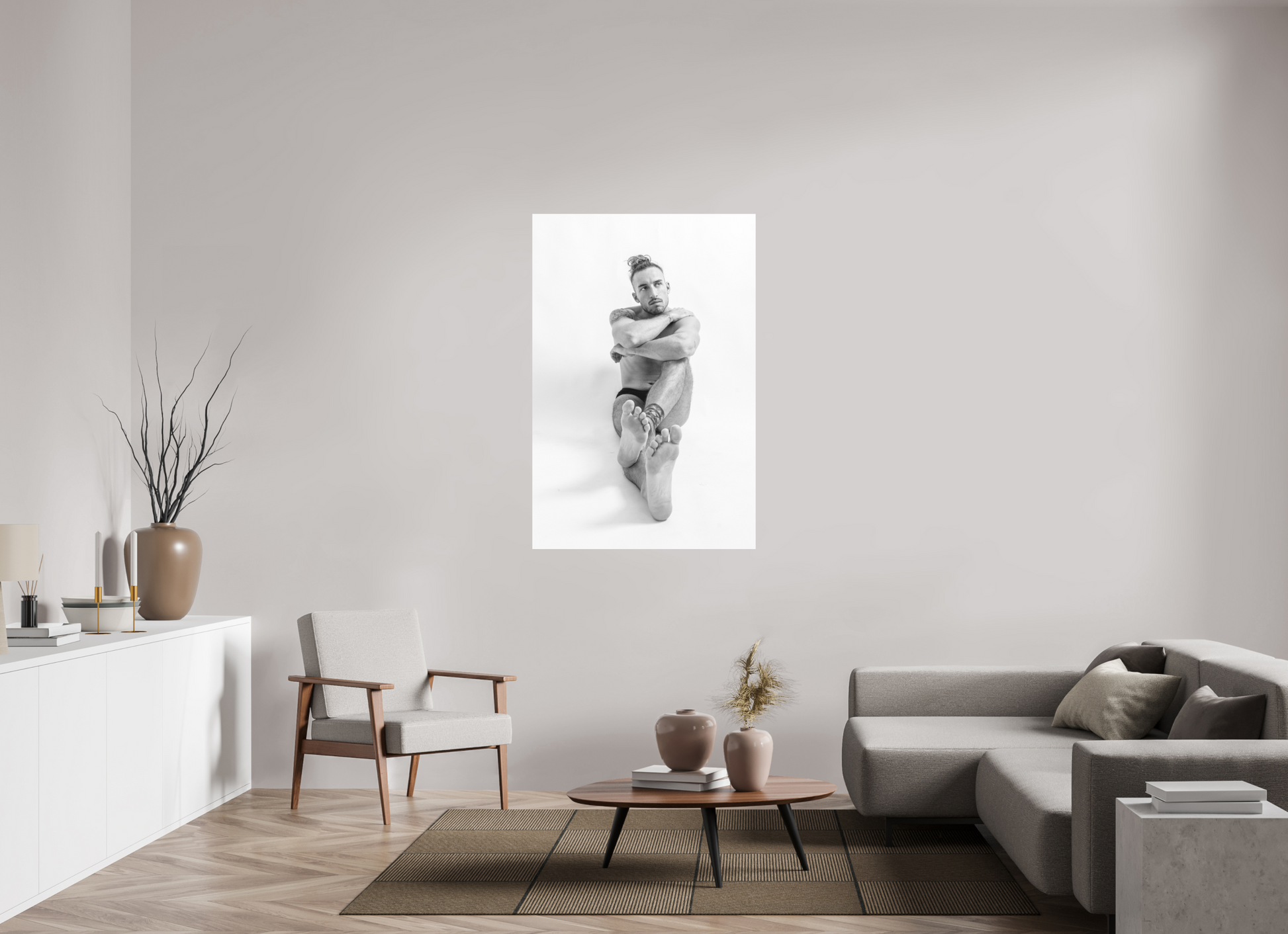 36 x 54″, Fuji Matte To the Soles of His Feet